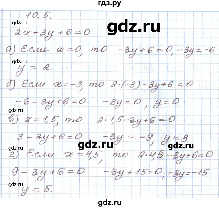 ГДЗ по алгебре 7 класс Мордкович   параграф 10 - 10.5, Решебник