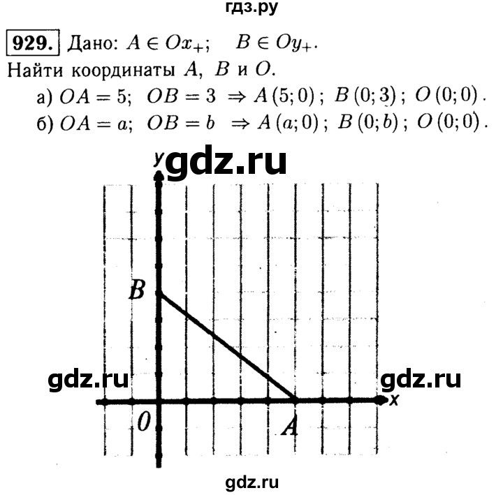 ГДЗ по геометрии 8 класс  Атанасян   задача - 929, Решебник №1 к учебнику 2018