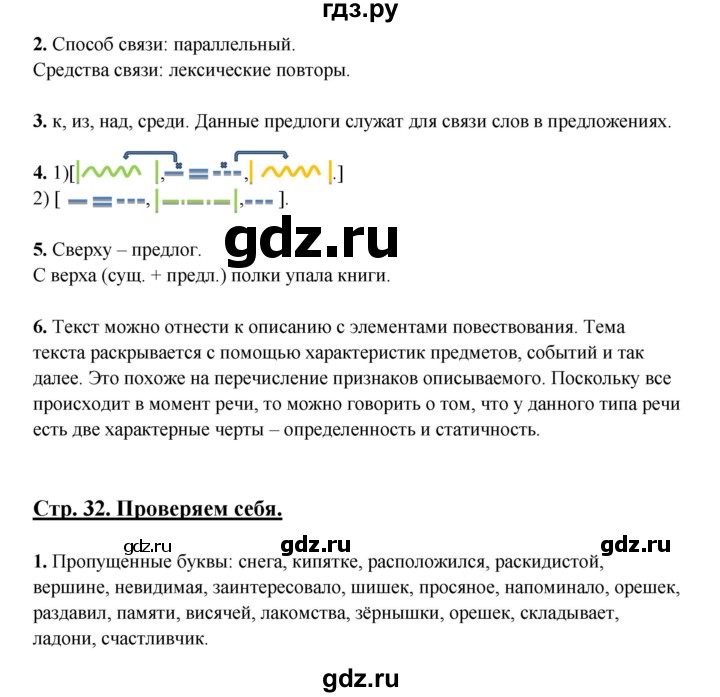 ГДЗ по русскому языку 7 класс Склярова рабочая тетрадь (Быстрова)  часть 2. страница - 32-33, Решебник