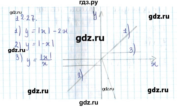 ГДЗ по алгебре 10 класс Мерзляк  Углубленный уровень параграф 12 - 12.27, Решебник №2