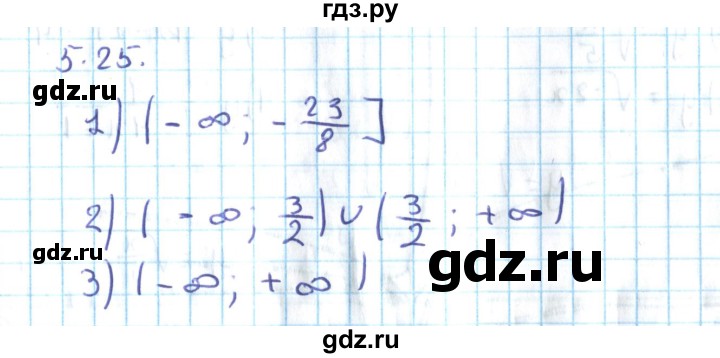 ГДЗ по алгебре 10 класс Мерзляк  Углубленный уровень параграф 5 - 5.25, Решебник №2