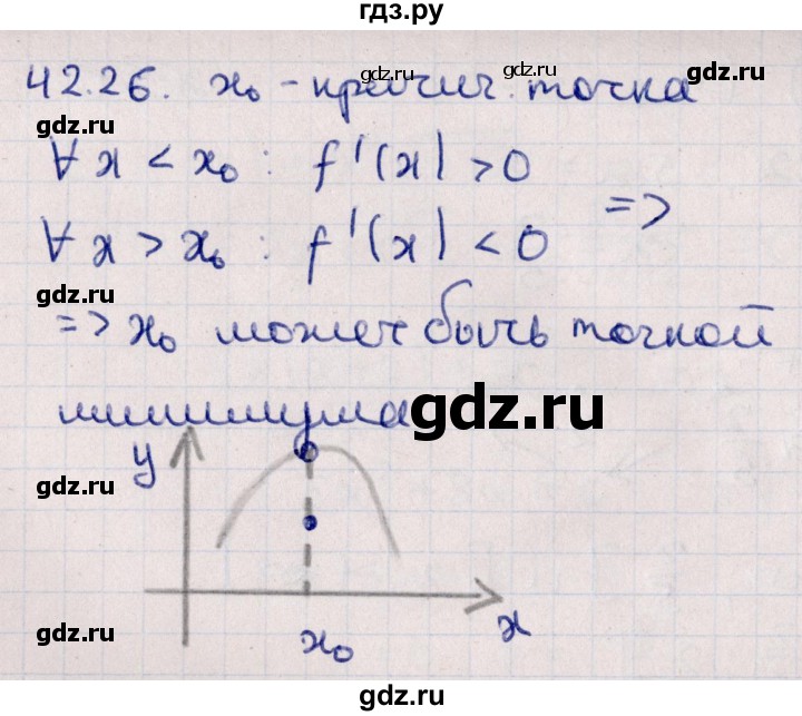 ГДЗ по алгебре 10 класс Мерзляк  Углубленный уровень параграф 42 - 42.26, Решебник №1