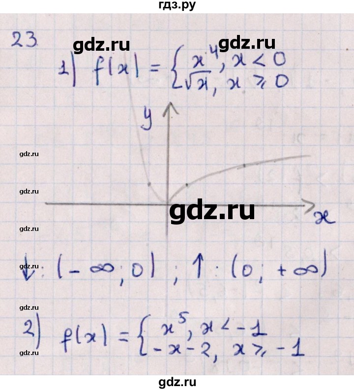 ГДЗ по алгебре 10 класс Мерзляк  Углубленный уровень упражнение - 23, Решебник №1