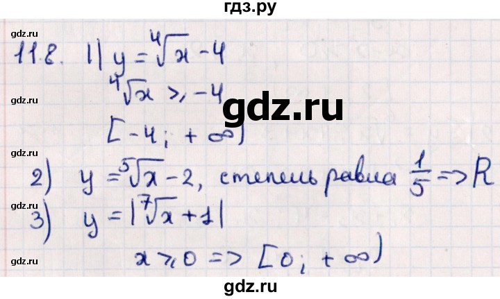 ГДЗ по алгебре 10 класс Мерзляк  Углубленный уровень параграф 11 - 11.8, Решебник №1