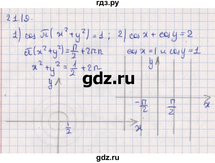 ГДЗ по алгебре 10 класс Мерзляк  Углубленный уровень параграф 21 - 21.19, Решебник №1