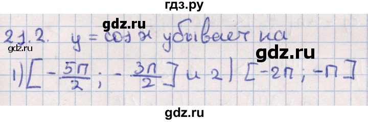 ГДЗ по алгебре 10 класс Мерзляк  Углубленный уровень параграф 21 - 21.2, Решебник №1