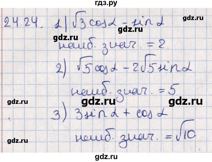 ГДЗ по алгебре 10 класс Мерзляк  Углубленный уровень параграф 24 - 24.24, Решебник №1