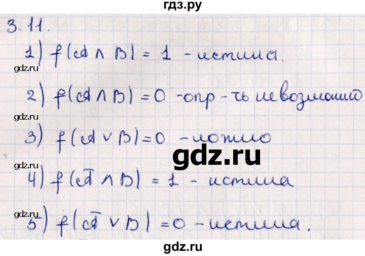 ГДЗ по алгебре 10 класс Мерзляк  Углубленный уровень параграф 3 - 3.11, Решебник №1
