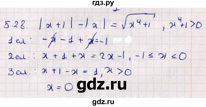 ГДЗ по алгебре 10 класс Мерзляк  Углубленный уровень параграф 5 - 5.28, Решебник №1