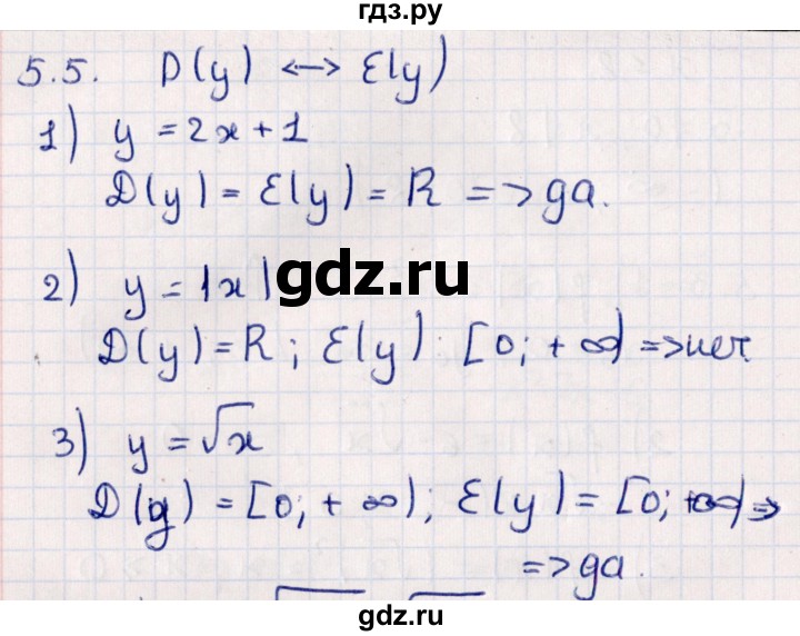 ГДЗ по алгебре 10 класс Мерзляк  Углубленный уровень параграф 5 - 5.5, Решебник №1