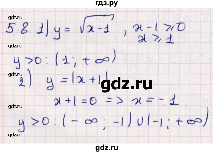 ГДЗ по алгебре 10 класс Мерзляк  Углубленный уровень параграф 5 - 5.8, Решебник №1