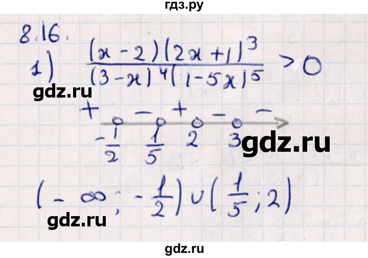 ГДЗ по алгебре 10 класс Мерзляк  Углубленный уровень параграф 8 - 8.16, Решебник №1