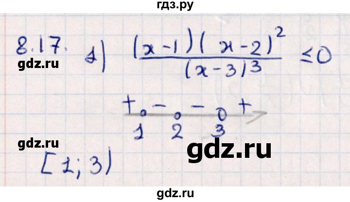 ГДЗ по алгебре 10 класс Мерзляк  Углубленный уровень параграф 8 - 8.17, Решебник №1