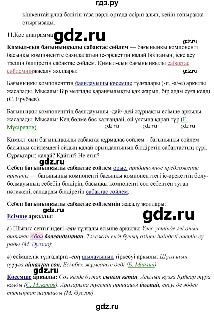 ГДЗ по казахскому языку 9 класс Дәулетбекова   страница - 108, Решебник