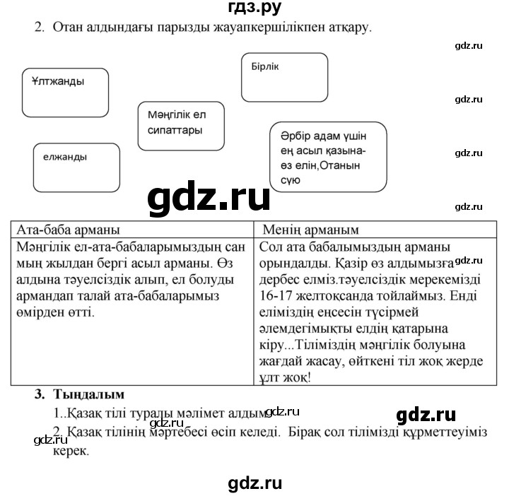 ГДЗ по казахскому языку 9 класс Даулетбекова   страница - 16-17, Решебник