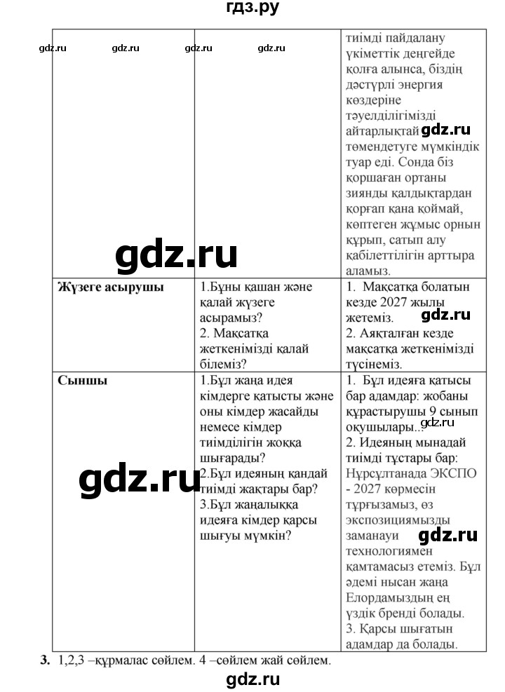 ГДЗ по казахскому языку 9 класс Даулетбекова   страница - 57, Решебник
