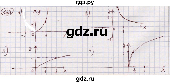 ГДЗ по алгебре 11 класс Абылкасымова   упражнение - 128, Решебник