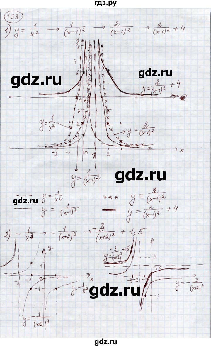 ГДЗ по алгебре 11 класс Абылкасымова   упражнение - 133, Решебник