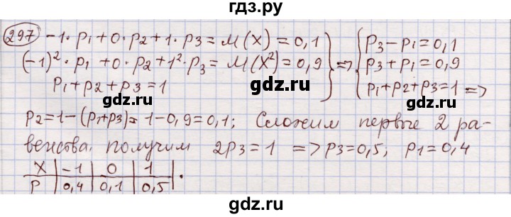 ГДЗ по алгебре 11 класс Абылкасымова   упражнение - 297, Решебник