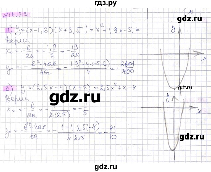 ГДЗ по алгебре 8 класс Абылкасымова   параграф 14 - 14.23, Решебник