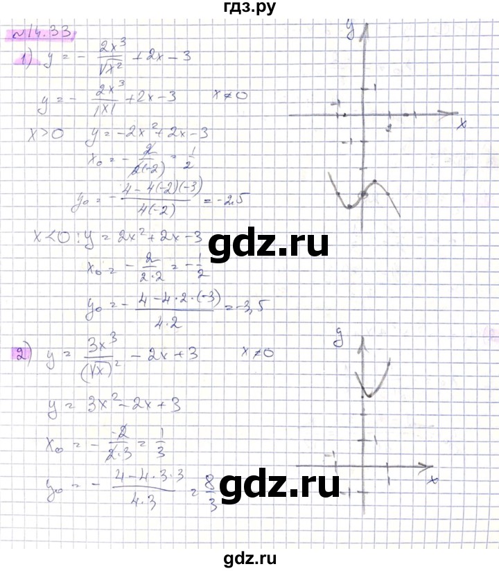 ГДЗ по алгебре 8 класс Абылкасымова   параграф 14 - 14.33, Решебник