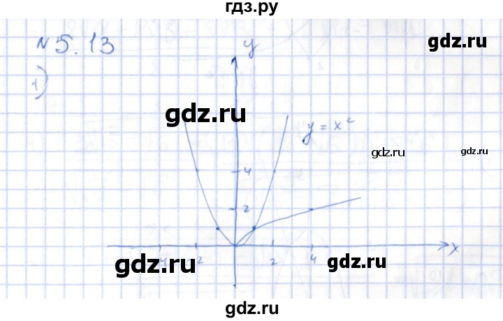 ГДЗ по алгебре 8 класс Абылкасымова   параграф 5 - 5.13, Решебник