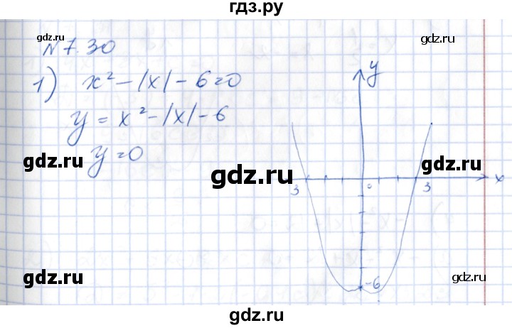 ГДЗ по алгебре 8 класс Абылкасымова   параграф 7 - 7.30, Решебник