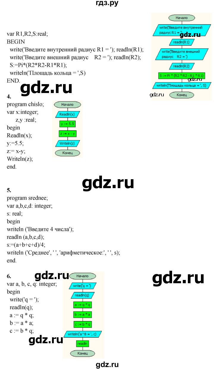 ГДЗ часть 2 / домашние работа 2 (стр. 78) информатика 9 класс рабочая  тетрадь Семакин, Ромашкина