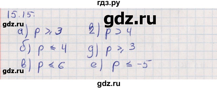 ГДЗ по алгебре 9 класс Мордкович   §15 - 15.15, Решебник