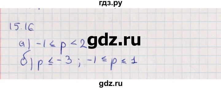 ГДЗ по алгебре 9 класс Мордкович   §15 - 15.16, Решебник