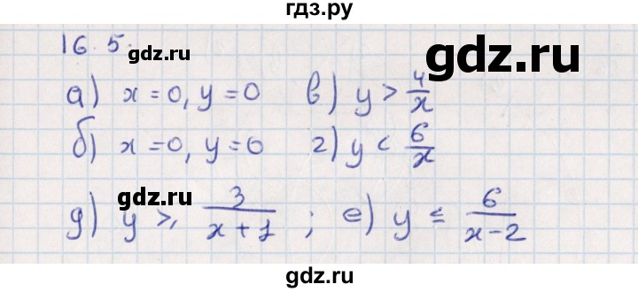 ГДЗ по алгебре 9 класс Мордкович   §16 - 16.5, Решебник