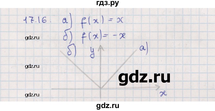 ГДЗ по алгебре 9 класс Мордкович   §17 - 17.16, Решебник