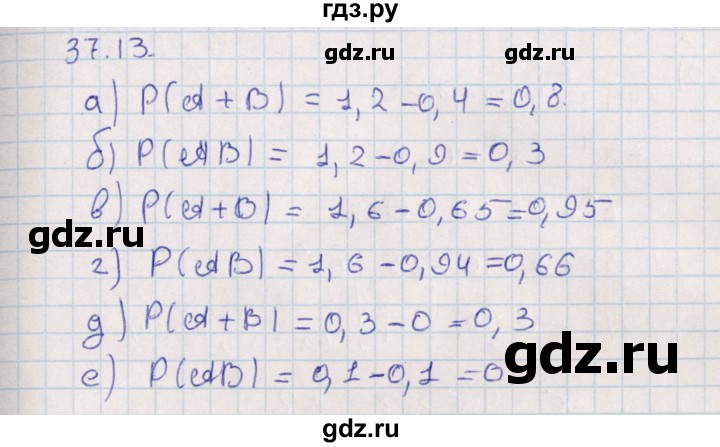 ГДЗ по алгебре 9 класс Мордкович   §37 - 37.13, Решебник