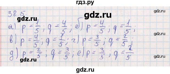 ГДЗ по алгебре 9 класс Мордкович   §38 - 38.5, Решебник
