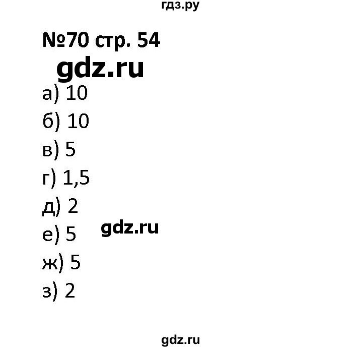 ГДЗ по алгебре 7 класс Лебединцева рабочая тетрадь  задание - 70, Решебник