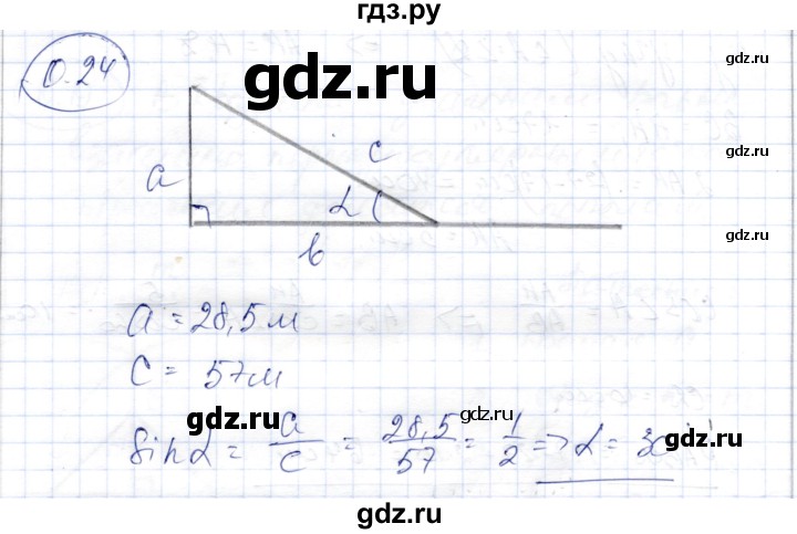 ГДЗ по геометрии 9 класс Шыныбеков   раздел 0 / задача - 0.24, Решебник