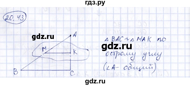 ГДЗ по геометрии 10 класс Шыныбеков   раздел 2 - 2.43, Решебник
