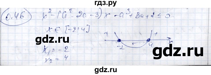 ГДЗ по алгебре 9 класс Шыныбеков   раздел 0 / упражнение - 0.46, Решебник