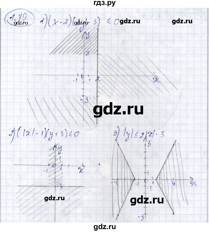 ГДЗ по алгебре 9 класс Шыныбеков   раздел 1 - 1.79, Решебник