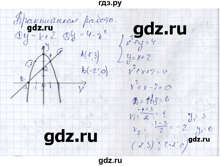 ГДЗ по алгебре 9 класс Шыныбеков   практическая работа - стр.24-25, Решебник