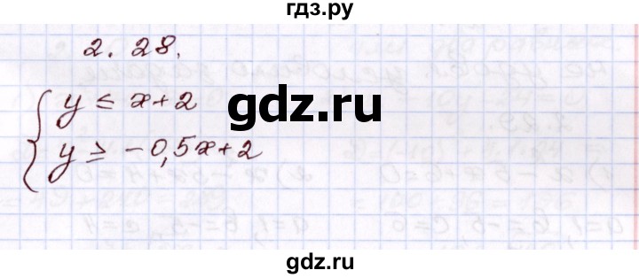 ГДЗ по алгебре 8 класс Шыныбеков   раздел 2 - 2.28, Решебник