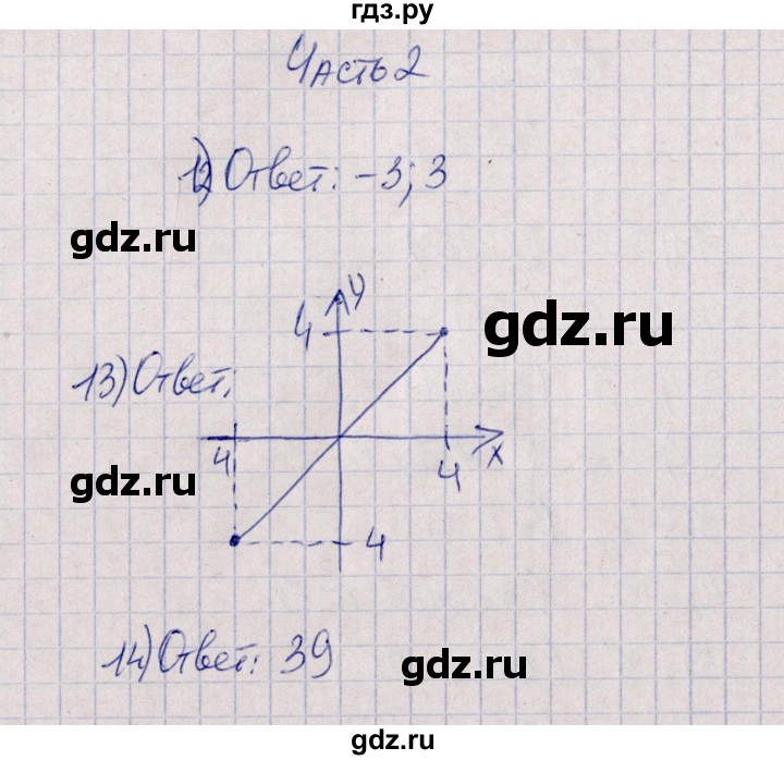 ГДЗ по математике 6 класс Ерина тесты к учебнику Мерзляка  тест 6. вариант - 3, Решебник