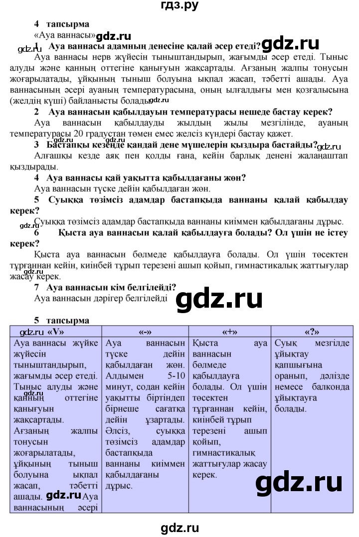 ГДЗ по казахскому языку 7 класс Косымова   страницы (бет) - 54, Решебник