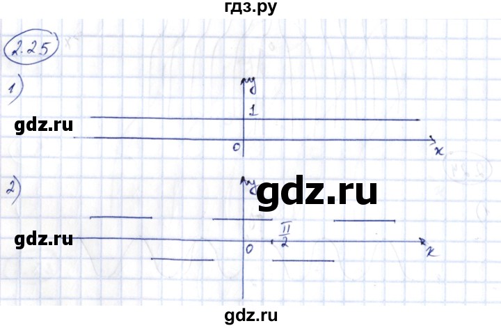 ГДЗ по алгебре 10 класс Шыныбеков   раздел 2 - 2.25, Решебник