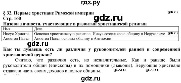 ГДЗ по истории 5 класс Тулебаев   страница (бет) - 160, Решебник