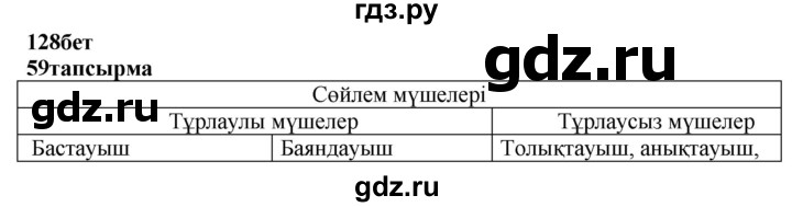 ГДЗ по казахскому языку 4 класс Жұмабаева   2-бөлiм. бет - 128, Решебник
