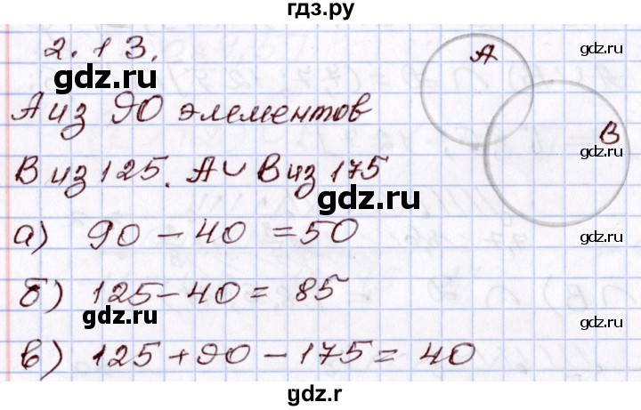 ГДЗ по алгебре 8 класс Мордкович   §2 - 2.13, Решебник