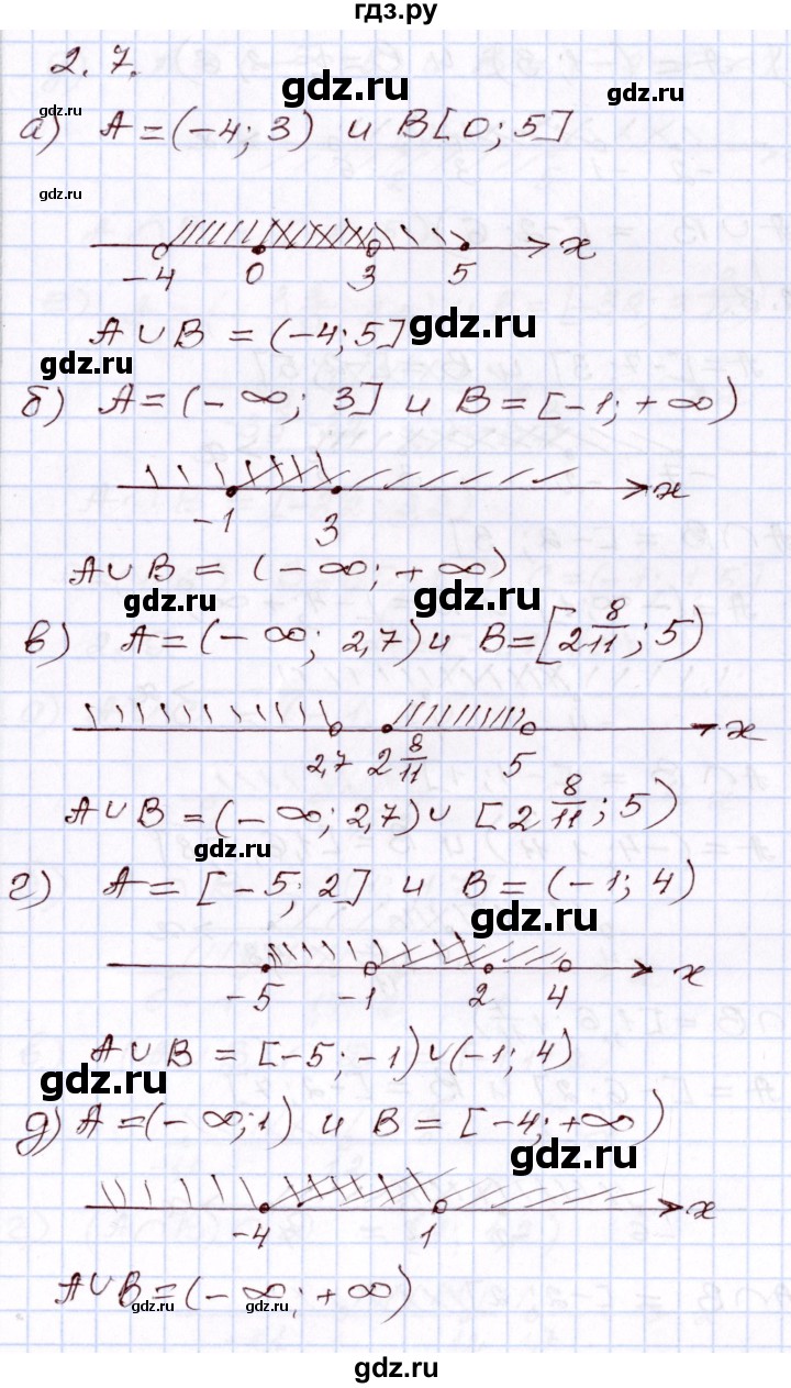 ГДЗ по алгебре 8 класс Мордкович   §2 - 2.7, Решебник