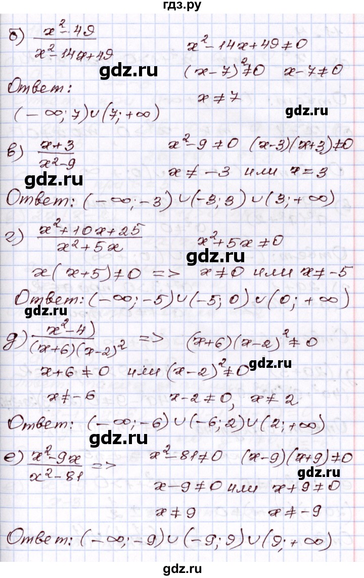 ГДЗ по алгебре 8 класс Мордкович   §11 - 11.3, Решебник