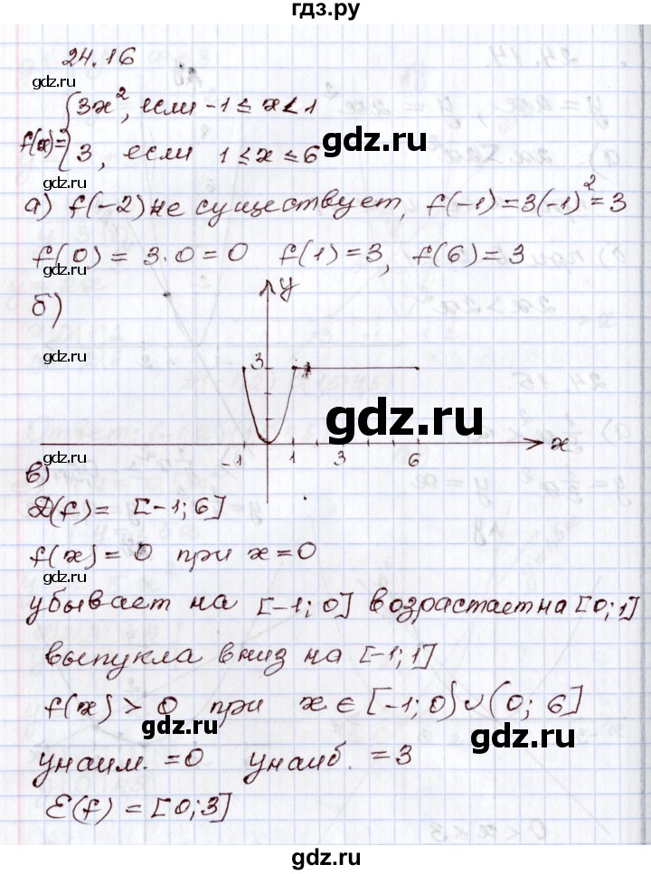 ГДЗ по алгебре 8 класс Мордкович   §24 - 24.16, Решебник
